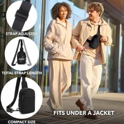 Women Chest Bag Mini Fashion Unisex Lightweight Pouch Shoulder Sling Bag Crossbody Sports Outdoor Running Travel Casual Bag