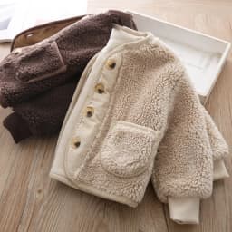 2026Korean Boys Fall Winter Clothes For Girls Velvet Loose Lamb Velvet Warm Children's Jacket Coat For Girls 0-5-year-old