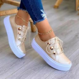 Lady Vulcanized Shoes Outdoor Women Sports Platform Shoes Female Casual Women Wedge Fashion Sneakers 2024 New