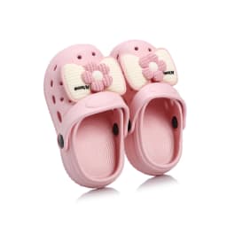 New Non-Slip Girls Sandals Garden Shoes Cute Big Bow Children Sandals Summer Kids Slippers Beach Kids Sandals