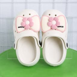 New Non-Slip Girls Sandals Garden Shoes Cute Big Bow Children Sandals Summer Kids Slippers Beach Kids Sandals