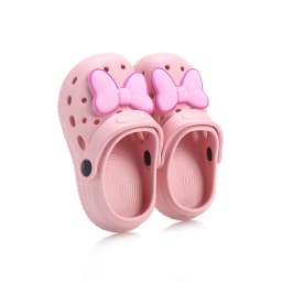 New Non-Slip Girls Sandals Garden Shoes Cute Big Bow Children Sandals Summer Kids Slippers Beach Kids Sandals