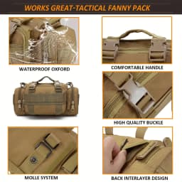 Multifunctional Outdoor Sport Waist Bag Storage Waist Bag for Fishing, Running, and Photography Gear