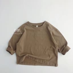 Autumn New Solid Color Children's Cotton T-shirt Long Sleeved Boys and Girls Top Fashion Children's Wear Baby T-shirt
