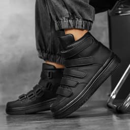 Spring Autumn Men High Top Shoes Fashion Red Men Sneakers Leather Casual Breathable Skateboard Sneakers Men Flat Vulcanized Shoe