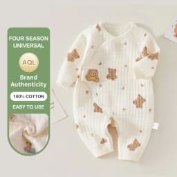 Ircomll Newborn Baby Clothing Autumn Winter Warm Cotton Baby Rompers Pajamas for Girls Boys Infant Home Wear Baby Clothes