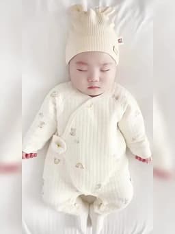 Ircomll Newborn Baby Clothing Autumn Winter Warm Cotton Baby Rompers Pajamas for Girls Boys Infant Home Wear Baby Clothes