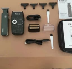 Kemei KM-5098 KM-2027 Professional Hair Clipper And Beard Trimmer New Design USB Rechargeable Shaver For Men Electric Clippers