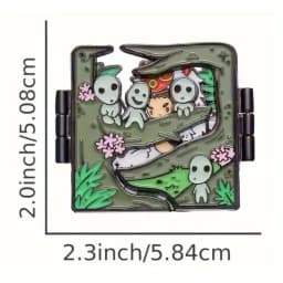 Cartoon Anime Character Enamel Pin Brooch Foldable metal Badge Perfect Gifts for Friends