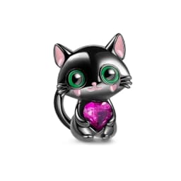 New 925 Sterling Silver Cute Animal Pet Cat Dog Rabbit Original Beads Charms for Pan DIY Bracelet Women Fine Jewellery Gift