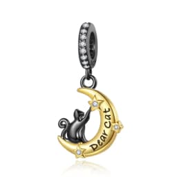 New 925 Sterling Silver Cute Animal Pet Cat Dog Rabbit Original Beads Charms for Pan DIY Bracelet Women Fine Jewellery Gift