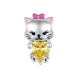 New 925 Sterling Silver Cute Animal Pet Cat Dog Rabbit Original Beads Charms for Pan DIY Bracelet Women Fine Jewellery Gift