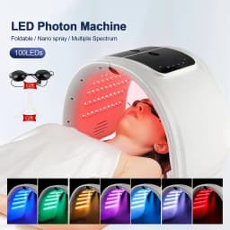 Skin Hydrating Sprayer LED Mask Facial Machine Nano Mist 7 Colors LED Photon Machine Face&Body Salon SPA Home Use Skin Care