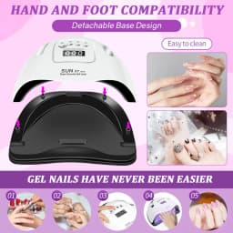 Powerful UV LED Nail Lamp for Nails Curing All Gel Polish with Large Screen Professional Nail Equipment Manicure Drying Lamps