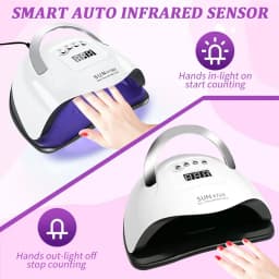 Powerful UV LED Nail Lamp for Nails Curing All Gel Polish with Large Screen Professional Nail Equipment Manicure Drying Lamps