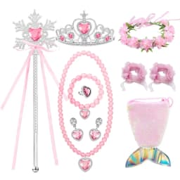 Mermaid Dress for Girl Charm Princess Cosplay Sequin Bling Costume for Kids Girl Fish Beauty Birthday Party Halloween Clothing