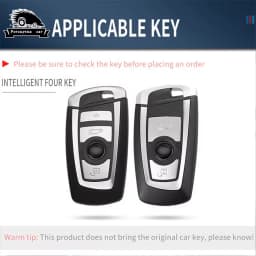 New Car Remote Key Case Cover For BMW 1 2 3 4 5 6 7 Series X6 X5 X4 X3 X1 F36 F25 F26 F30 F34 F10 F07 F20 Z10 PC Key Accessories