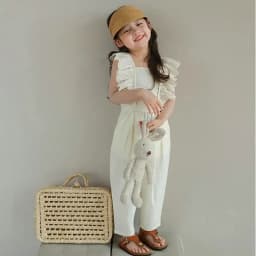 Summer Two-piece Set for Girls Bowknot Nylon Lace Sleeveless  A Textured Top +pants Kids Clothes Girls  Kids Boutique Clothes