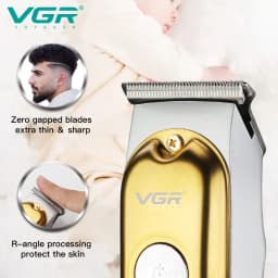 VGR 290 Mini Hair Cutting Machine Cordless Electric Hair Clipper Professional Bald Haircut Machine Barber Hair Trimmer for Men
