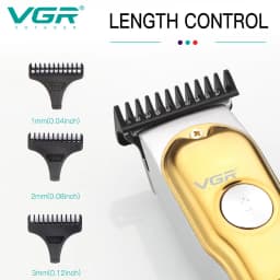 VGR 290 Mini Hair Cutting Machine Cordless Electric Hair Clipper Professional Bald Haircut Machine Barber Hair Trimmer for Men