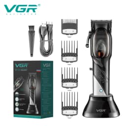 VGR Long Life Hair Trimmer Powerful Power Hair Trimmer Set for Men with Base series hair trimmer