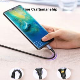 Usb Cable Type C 3m 2m 1m 0.5m For Huawei Honor 100W 66W Fast Charge Type C Cable Data Cord Cable For Xiaomi Samsung 5A USB C