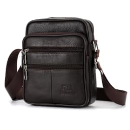 Men's Shoulder Bag Business Casual Vintage Messenger Bag High Quality Leather Men's Travel Shoulder Bag