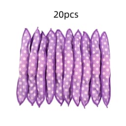 20pcs/lot Foam Rollers Hair Curlers Heatless Soft Pillow Hair Rollers Set Flexible Foam Sponge Hair Care DIY Hair Styling Tools