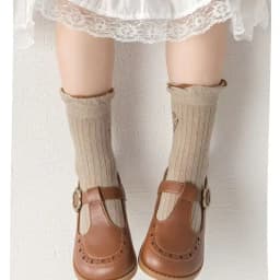 A Class Cotton Socks Autumn Socks Girls Floral Tulip Crew Socks 5 Pairs Children Spring Socks Baby Kids Socks
