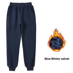 Autumn Winter Kids Teenage Boys Casual Sport Pants Fleece Trousers Jogger Pant for Children Loose Sweatpant Warm Boys Clothes