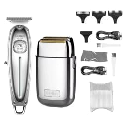 Kemei Hair Clipper KM-TX1 KM-2010 KM-1949 Professional Metal Body Electric Trimmers Rechargeable Men's Shaver Gold and Sliver