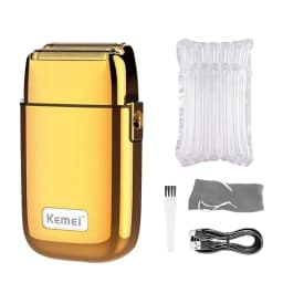 Kemei Hair Clipper KM-TX1 KM-2010 KM-1949 Professional Metal Body Electric Trimmers Rechargeable Men's Shaver Gold and Sliver