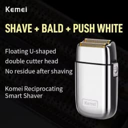 Kemei Hair Clipper KM-TX1 KM-2010 KM-1949 Professional Metal Body Electric Trimmers Rechargeable Men's Shaver Gold and Sliver