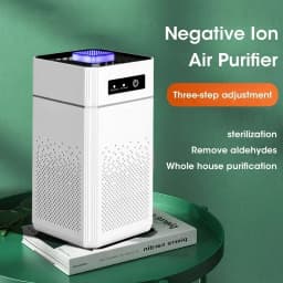 Air Purifiers for Bedroom Kitchen Quiet Air Cleaner with H11 HEPA Filter Portable with 2 Speeds for Allergies Pollen Pet Dust