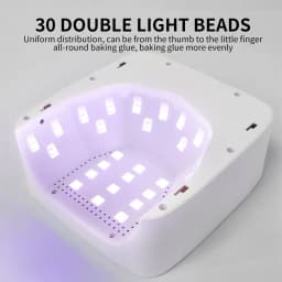 Professional Rechargeable UV LED Nail Lamp Cordless UV Light for Gel Nail Machine with Removable Bottom 4 Timer SettingNail Tool