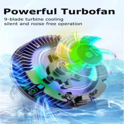 SL17 Magnetic Phone Cooler Portable Phone Semiconductor Radiator RGB Fast Cooling Phone Cooler With LED Temperature Display