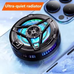 SL17 Magnetic Phone Cooler Portable Phone Semiconductor Radiator RGB Fast Cooling Phone Cooler With LED Temperature Display