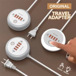 50W Power Strip Multi Port USB C Socket Type C Fast Charging Wall Charger USB Adapter For IPhone12 13 Quick Mobile Phone Charger