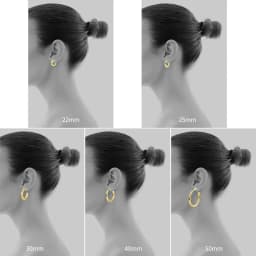 Eavva Hoop Earrings for Women Classic 14K Real Gold Plated Copper Hoop With 925 Sterling Silver Post Fashion Jewelry For Gift