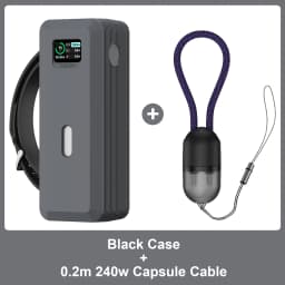 Silicone Case for Anker 737 Power Bank 140W 24000mAh PowerCore Charger TF/SIM card PIN storage Carrying Travel Case Storage Bag