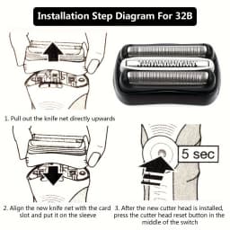 32B/21B Shaver Replacement Head for Series 3 3000s 3010s 3020s 3030s 3040s 300s 301s 310s 320s 330s 340s Electric Shaver