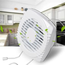 220V 4/6/7inch 110/150/180mm Silence Ventilating Strong Exhaust Extractor Fan for Window Wall Bathroom Toilet Kitchen Mounted