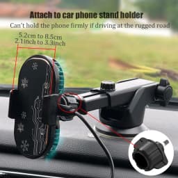 BFOLLOW 10W 2 in 1 Mobile Phone Cooler Wire Charging Cooling Fan with Clip Radiator Mount for Game Live Stream iPhone Samsung