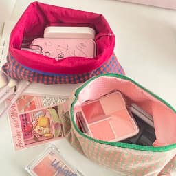 Fashion Simple Mesh Women Cosmetic Handbag Pouch Large Capacity Travel Organizer Makeup Bag Mini Lipsticks Make Up Storage Bag
