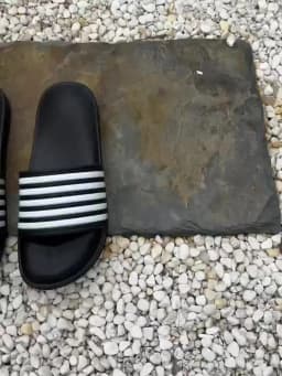 Summer Men Indoor Home Slippers Male Soft Comfortable Bath Slipper Men's EVA Flat Thick Platform Outdoor Stripe Beach Sandals
