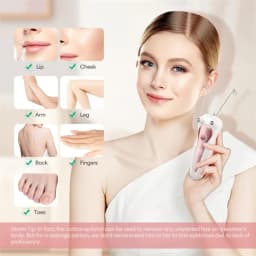 Electric Body Hair Remover Cotton Thread Epilator Leg Arm Shaver Lady Beauty Neck Threading Depilation Hair Epilator LCD Display