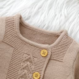 Infant Girls Clothes Sets Autumn Solid Long Sleeve Sweaters Cardigans+Pants Newborn Knitted Outfits 0-9m Toddler 2pcs Tracksuits