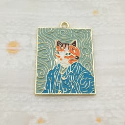 10pcs Famous Painting Charm Jewelry Accessories Enamel Earring Phone Keychain Pendant Diy Making Craft Alloy Metal Gold Plated