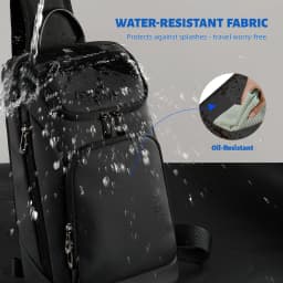 HK Business Crossbody Bag For Men Portable Shoulder Messenger Bags Male Waterproof Travel Short Trip Chest Bag For 11 Inch iPad