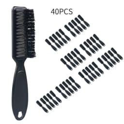 10/20/30/40/50Pcs Wholesale Plastic Soft Bristle Haircut Fading Brush Combo Set Neck Broken Hair Cleaning Dust Removal Tools